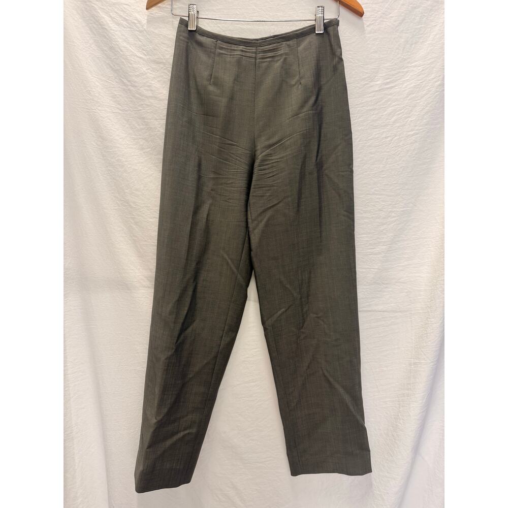 Salvatore Ferragamo Womens Grey Pleated Pants US 6 Business Career‎ Minimalist